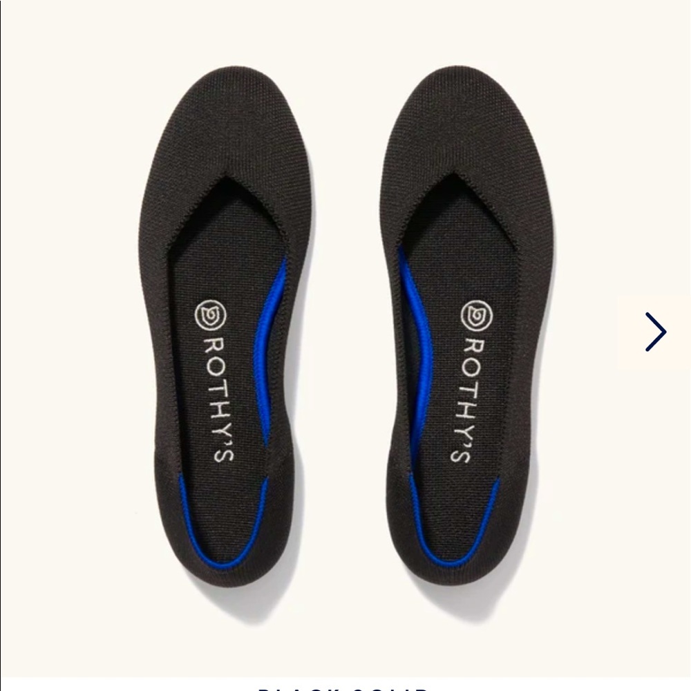 Rothy’s - The Flat - black - size 7.5